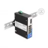 Switch no gestionado DeLOCK 88016 Gigabit Ethernet 8 puertos 1 Gbit/s