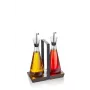 GEFU X-PLOSION dispensador de aceite/vinagre 0,25 l vidrio, silicona, acero inoxidable transparente