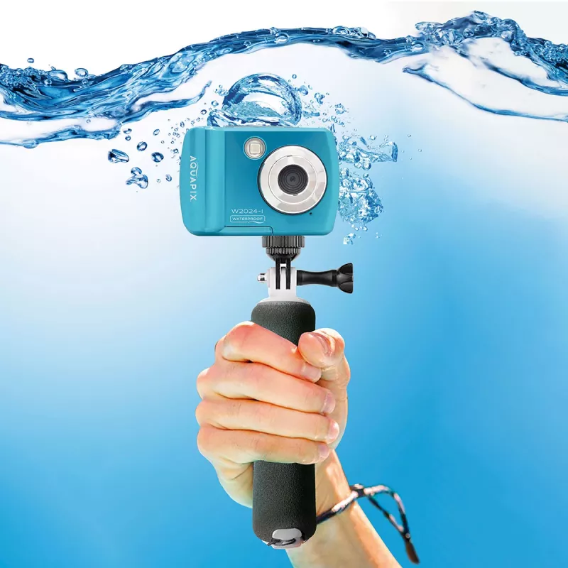 Empuñadura flotante EASYPIX Aquapix 55111 mango impermeable para cámaras de acción