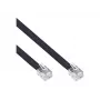 Cable modular InLine RJ12 macho / macho 6P6C 20m