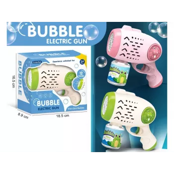 Pistola de pompas de jabón Madej 010327 — juguete a pilas para hacer pompas de jabón