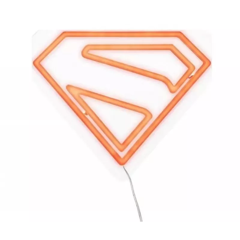 Luz LED de neón para pared Paladone Superman PP14478SMTVN, letrero de pared decorativo