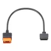 Cable de alimentación para cámaras y baterías DJI CP.DY.00000045.02, 0,4 m, compatible con Mavic 3, Air 3, Power 500/1000, negro/naranja
