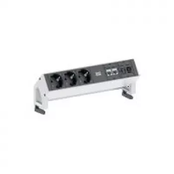 Bachmann 902.302 Alargador de corriente 1,5 m 3 salidas AC blanco