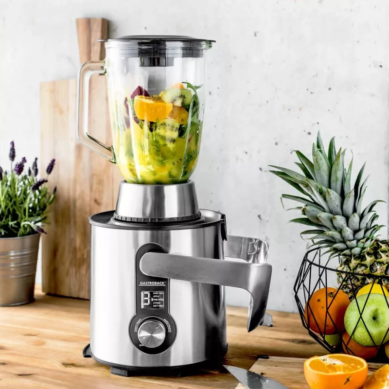 Gastroback 40153 Design Multi Juicer Digital Plus 3 en 1, 1300 W
