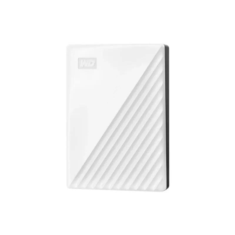 WD My Passport WDBR9S0060BWT - disco duro - cifrado - 6TB - externo (portátil) - USB 3,2 Gen 1 - AES de 256 bits - blanco (WDBR9S0060BWT-WESN)