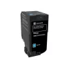 Lexmark - Alto rendimiento - cian - Original - Cartucho de tóner LCCP - para Lexmark CS720de, CS720dte, CS725de, CS725dte, CX725de, CX725dhe, CX725dthe (74