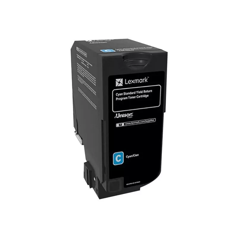 Lexmark - Alto rendimiento - cian - Original - Cartucho de tóner LCCP - para Lexmark CS720de, CS720dte, CS725de, CS725dte, CX725de, CX725dhe, CX725dthe (74