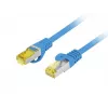 Cable de parcheo Fluke PCF6A-10CU-0025-B RJ45 Cat.6a 0,25 m azul