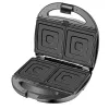 Sandwichera Adler AD 3040 1200 W negra, gris
