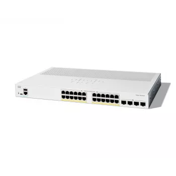 Cisco Catalyst 1200-24P-4X Smart Switch, 24 puertos GE, PoE, 4x10GE SFP+, Limited Lifetime Protection (C1200-24P-4X)