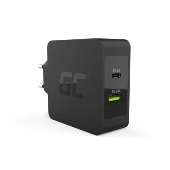 Cargador para dispositivos móviles Green Cell CHAR10 negro para interiores