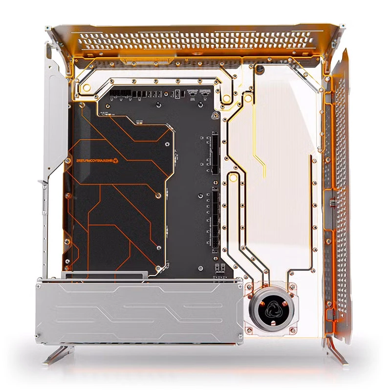 Singularity Computers Spectre Integra-M Elite caja de PC, plateada