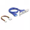 DeLOCK tarjeta/adaptador de interfaz 61065 interno USB 3.2 Gen 1 M.2 conector macho