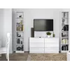 top e shop W40 PAFOS BIA vitrina — tablero de partículas blanco, 290×400×2000 mm