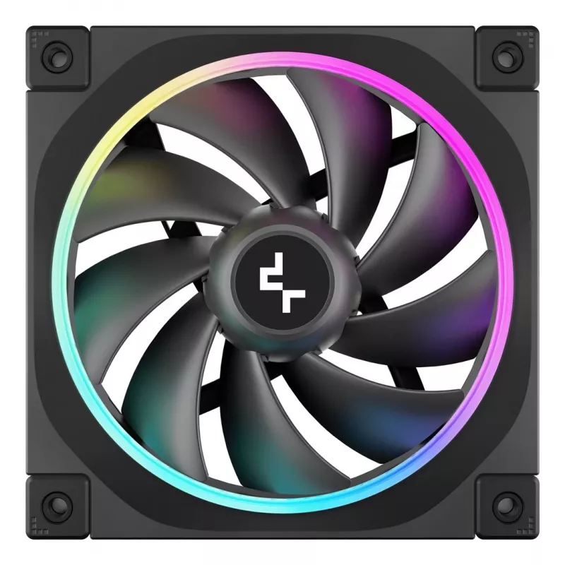 DeepCool FL12 ventilador de caja, 120 mm, 500–2150 rpm, 32 dB, FDB, 12 V, negro