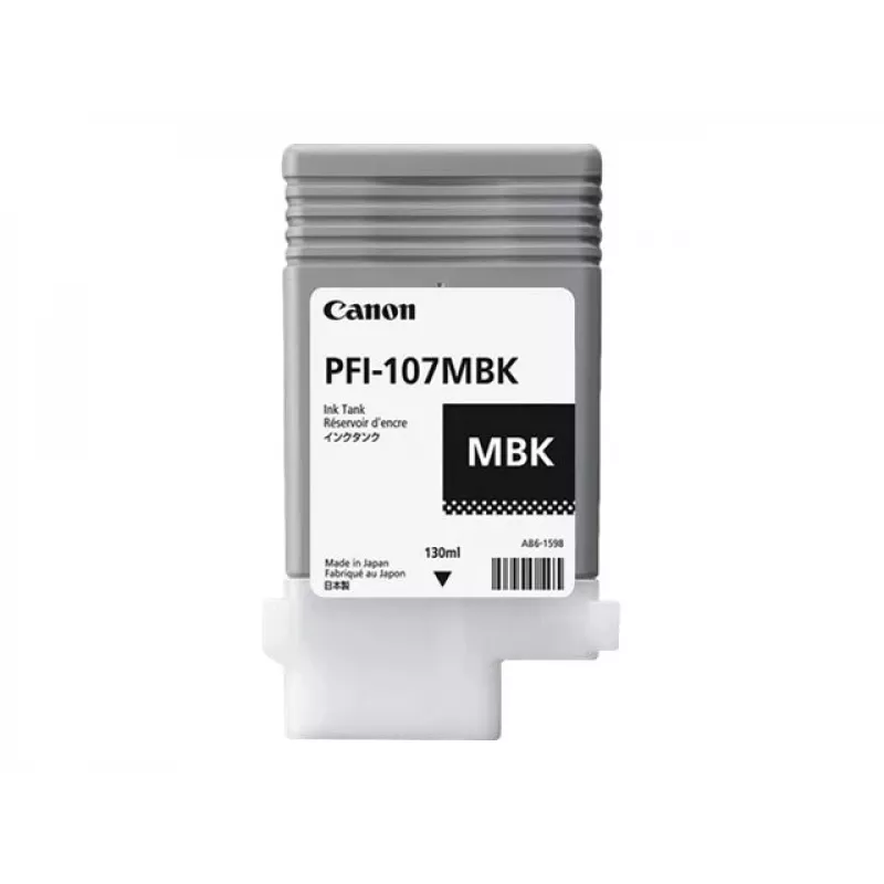 Canon PFI-107MBK Cartucho de tinta 1 ud. Original Negro mate