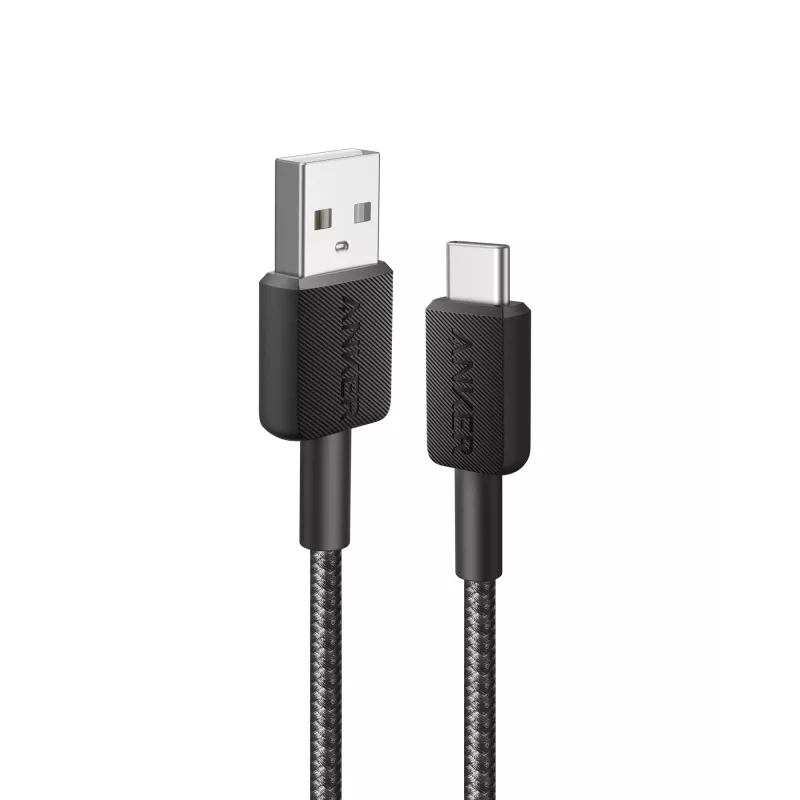 Cable Anker Innovations 322 USB-A a USB-C nailon 1,8M negro - Cable - Digital/Datos