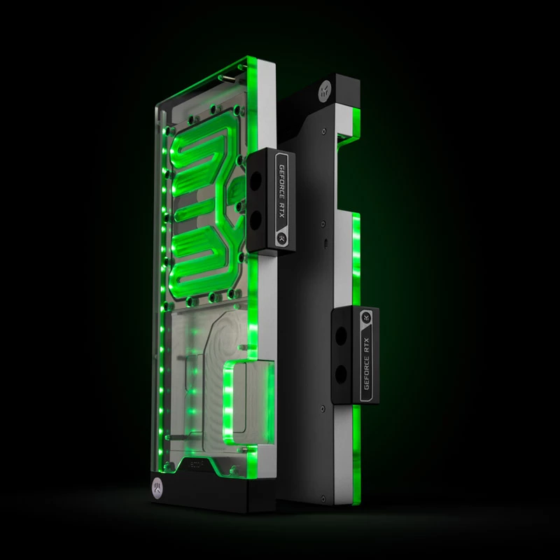 EK-Quantum Vector² FTW3 RTX 3080/90 backplate, plata