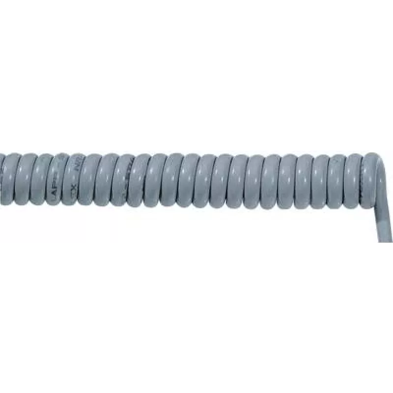 LAPP 73220303 Cable espiral UNITRONIC® SPIRAL LiF2Y11Y 400 mm / 1600 mm 2 x 0,14 mm² gris 1 ud. (73220303)
