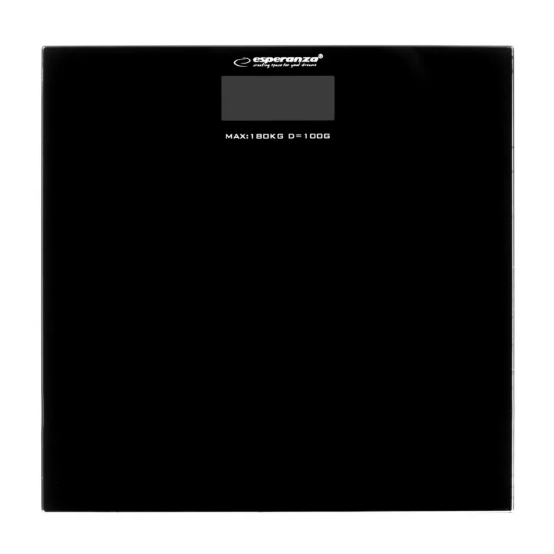 Esperanza EBS002K báscula de baño báscula de baño electrónica cuadrada negra