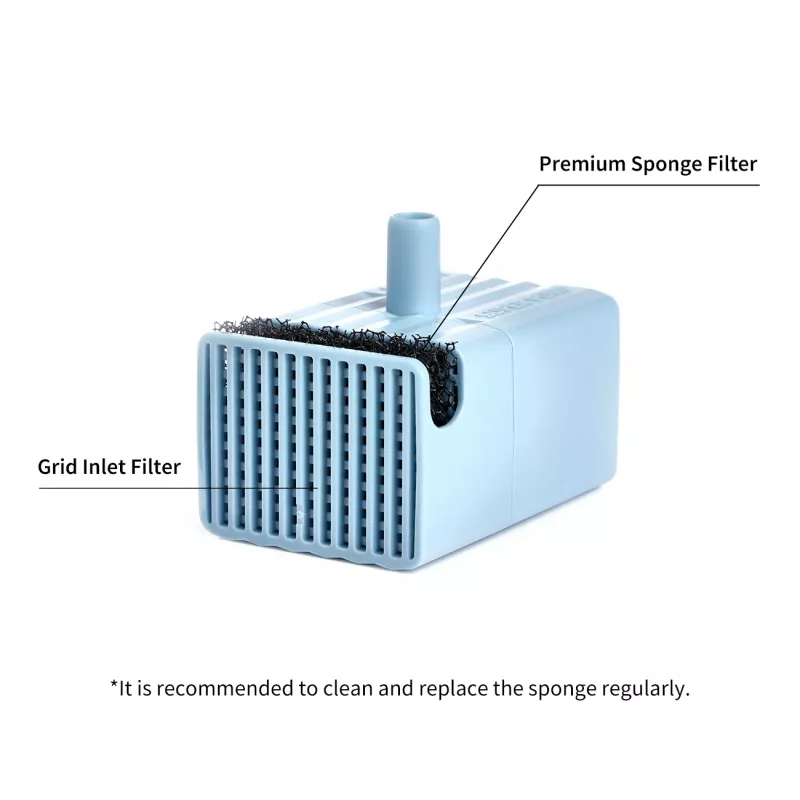 Fuente de agua PETKIT P4113 UVC azul – fuente de agua inalámbrica PETKIT con esterilización UVC