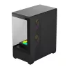 Caja de PC Darkflash C365 (negra) con 5 ventiladores incluidos