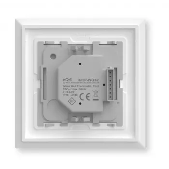 Termostato de pared de cristal Homematic IP Modelo 161458A0 – digital, blanco, 230 V, IP20