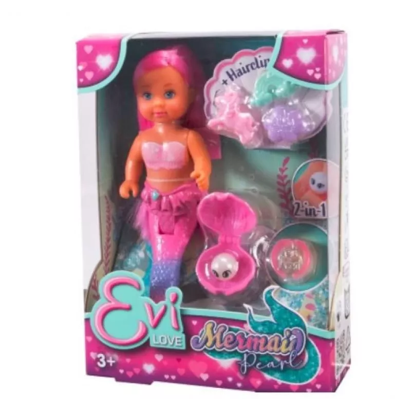 Muñeca Evi Sirena de Perlas Simba