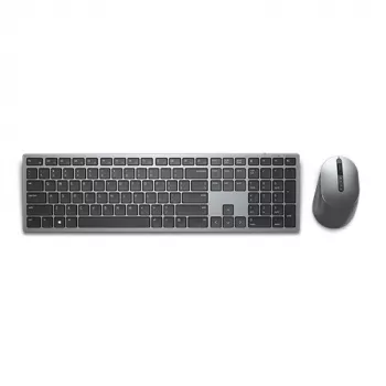 Conjunto de teclado y ratón inalámbrico Dell KM7321W Titan Gray con pilas incluidas
