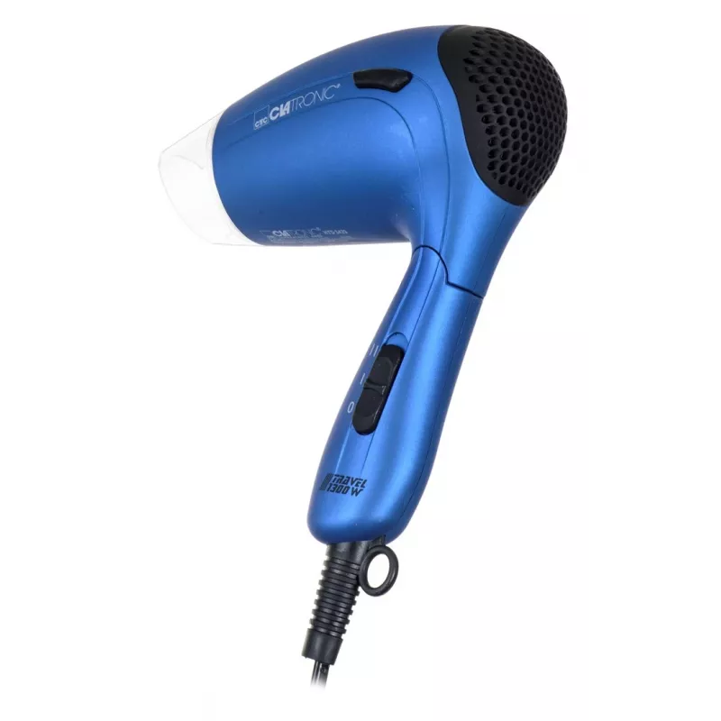 Clatronic HTD 3429 secador de pelo de viaje 1300 W, azul