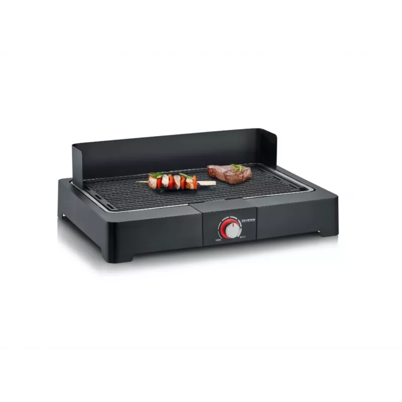 Severin PG8567 Barbacoa y parrilla de mesa eléctrica negra 2200 W (PG8567)
