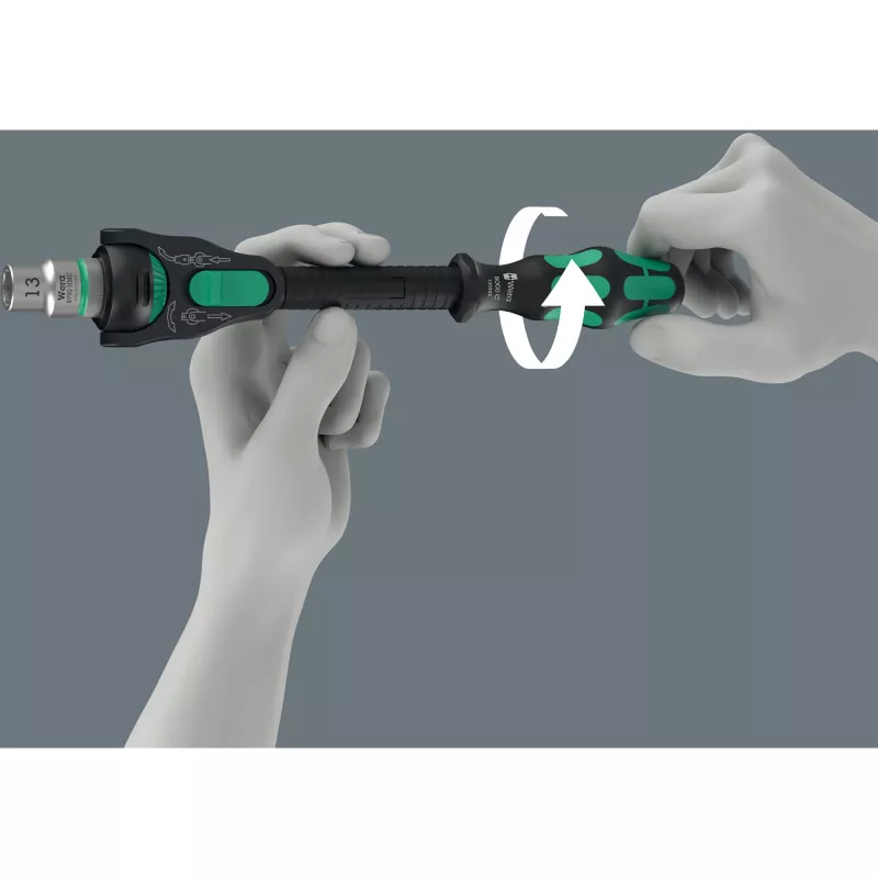 Llave de carraca Wera 05135882001 1 ud. negra verde