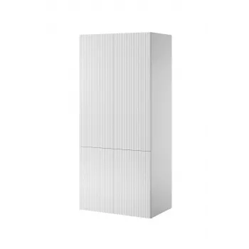 Armario cama meble PAFOS 2D 90x55,5x198,5 cm blanco mate con 2 baldas