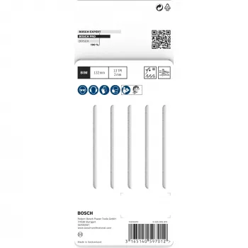 Hoja de sierra de calar Bosch T 321 BF Speed para metal aluminio epoxi bimetal