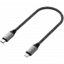 Cable USB Satechi ST-TCL10M 0,25 m USB-C USB-C/Lightning negro gris