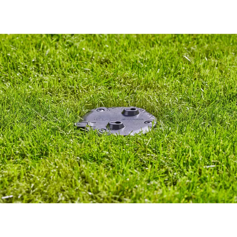 Placa de montaje Gardena AquaPrecise (sobre el suelo), 16022-20, negro