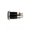 Interruptor/pulsador antivandálico DimasTech 19mm Blackline Dot RGB PD218