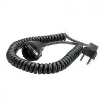 Cable de alimentación Bachmann 672.180 negro 2 m