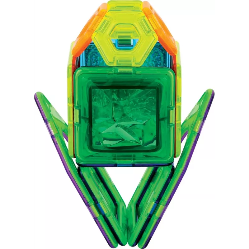 Set de construcción magnético MAGFORMERS Twinkling Garden — 27 piezas, placas de construcción magnéticas