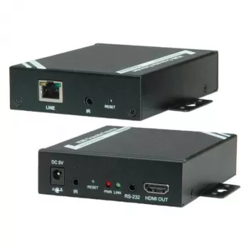 Extensor HDMI por TP, Cat.5-6, en cascada, 100 m, 1.920 x 1.080 píxeles, 28 x 115 x 91 mm