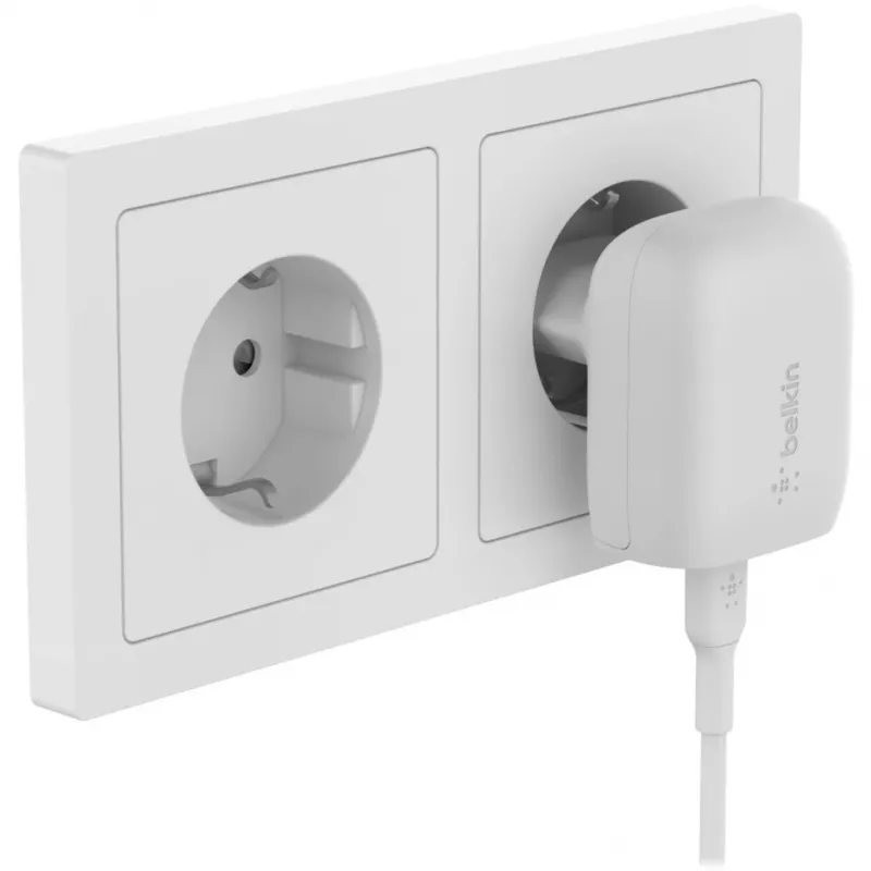 Cargador de interior Belkin BoostCharge WCA006vfWH carga rápida blanco