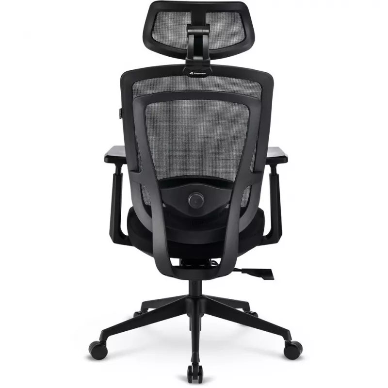 Silla de oficina Sharkoon OfficePal C20 asiento acolchado respaldo de malla negro