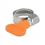 Abrazadera de manguera de mariposa DeLOCK 400 SS 12 - 20 mm 5 uds. naranja