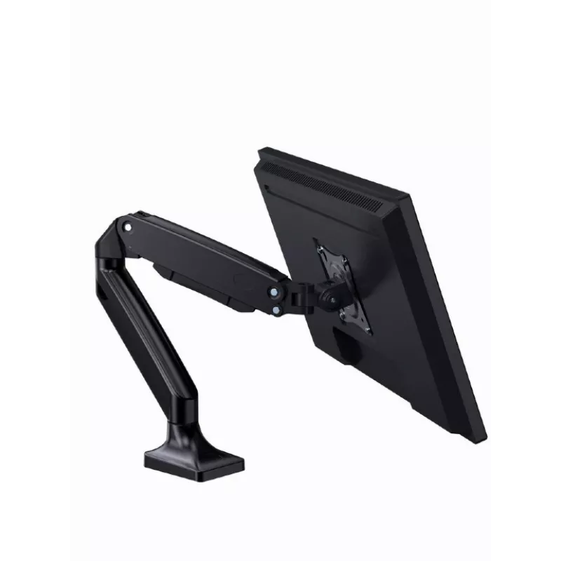 Soporte para monitor GEMBIRD MA-DA1-03 para pantallas de 17–35 pulgadas, 10 kg, VESA 75x75–100x100, pinza de mesa/pasacables de mesa, negro