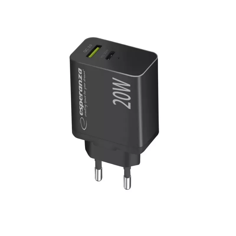 Esperanza EZC105K Fuente de alimentación 20W negra
