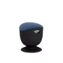 Taburete ergonómico de equilibrio Up Up Seul negro, D47 tejido azul