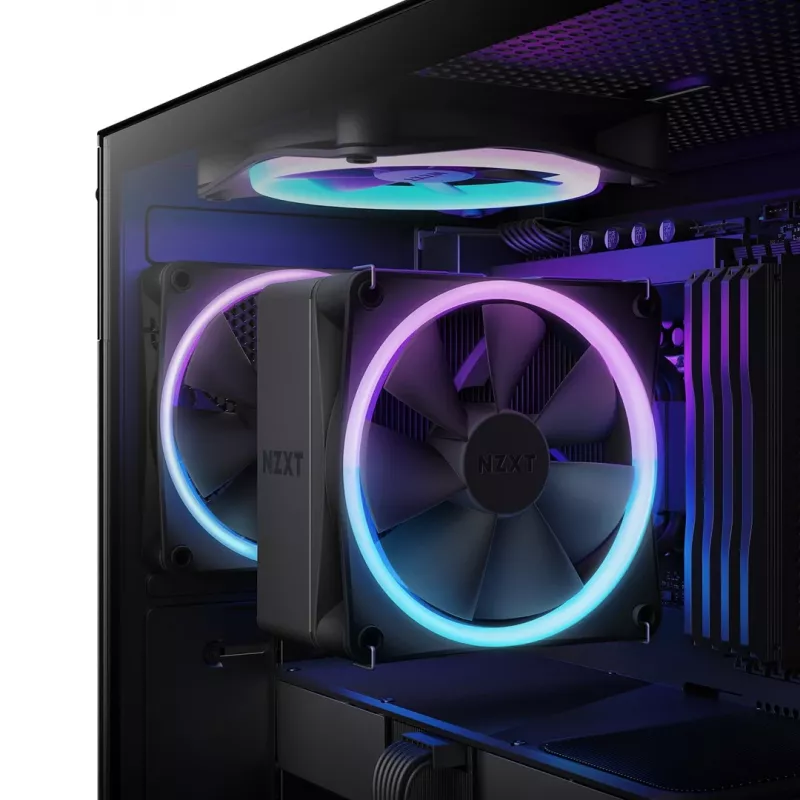 NZXT T120 RGB disipador de CPU por aire 12 cm negro 1 ud.