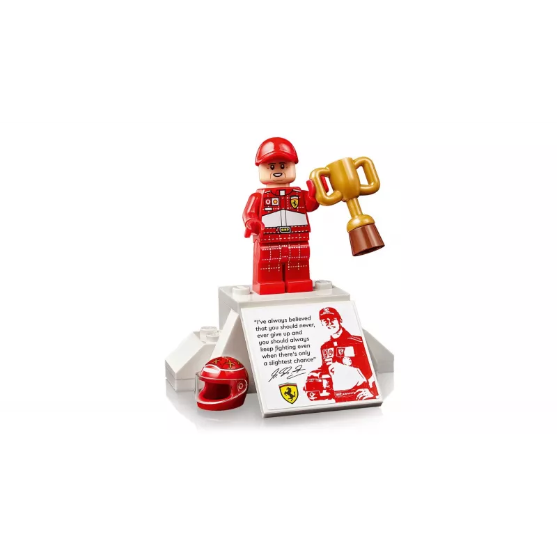 LEGO ICONS 11375 Ferrari F2004 y Michael Schumacher