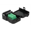 Conector de cables DeLOCK 66265 Sub-D 9 regleta de bornes de 10 polos negro